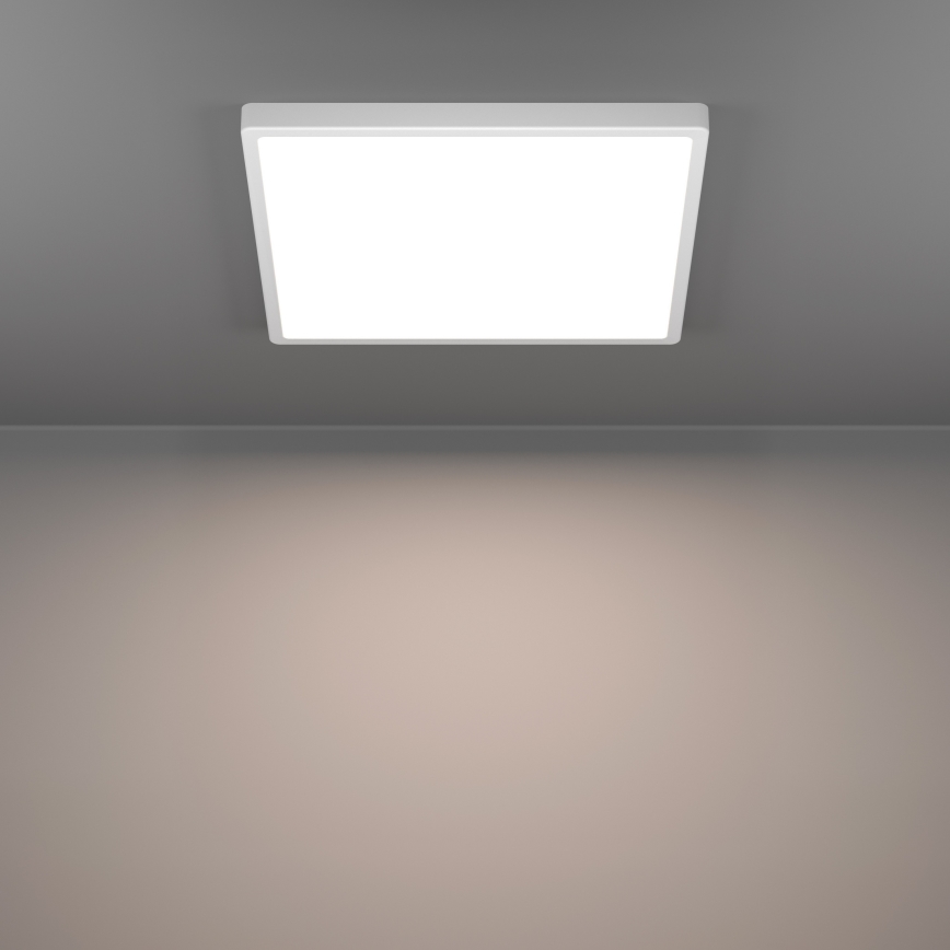 Eglo - LED RGBW ściemnialna łazienkowa oprawa sufitowa LED/17,8W/230V 2700-6500K śr. 39 cm IP44 biała