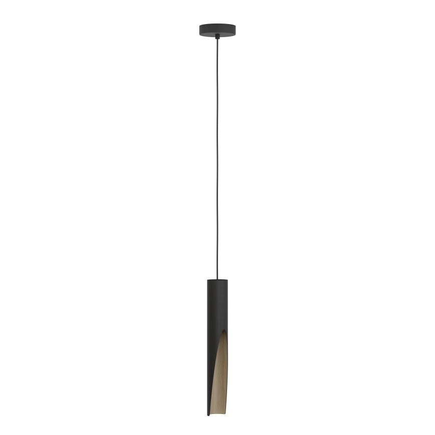Eglo - LED Żyrandol na lince 1xGU10/4,5W/230V 3000K czarny/brązowy