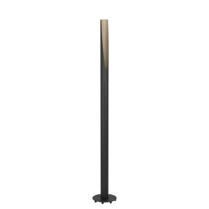 Eglo 901735 - LED Lampa podłogowa BARBOTTO 1xGU10/4,5W/230V 3000K czarna/brązowa