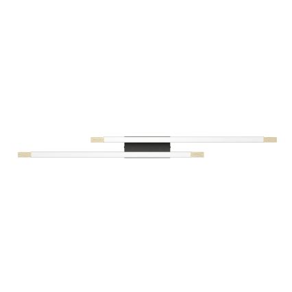 Eglo - LED Plafon ściemnialny 2xLED/10W/230V 3000K czarny/beżowy
