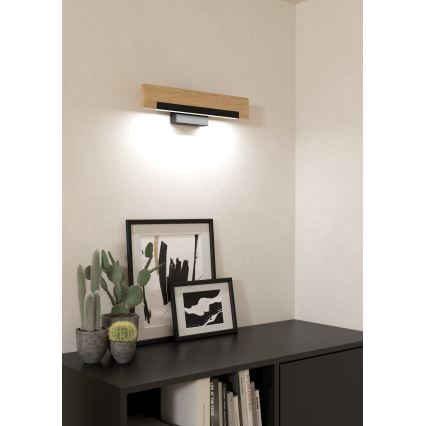 Eglo - LED Kinkiet LED/9,6W/230V 3000K czarny/beżowy