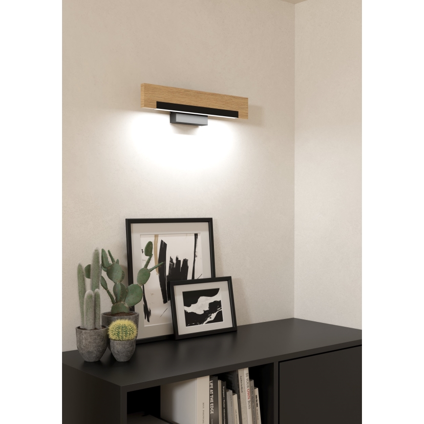 Eglo - LED Kinkiet LED/9,6W/230V 3000K czarny/beżowy