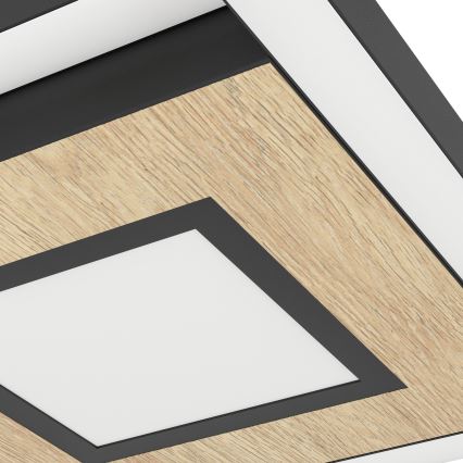 Eglo - LED Plafon ściemnialny 2xLED/17W/230V +1xLED/4,2W 2700-6500K + pilot zdalnego sterowania