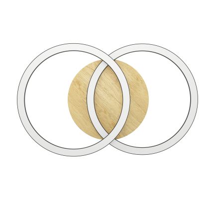 Eglo - LED Plafon ściemnialny 2xLED/16W/230V 2700-6500K beżowy/czarny ZigBee