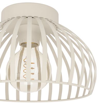 Eglo - Lampa sufitowa 1xE27/40W/230V śr. 28 cm kremowa