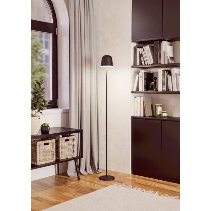 Eglo - LED Ściemnialna zewnętrzna ładowalna lampa podłogowa LED/4,3W/5V 2400/3000/4000K IP54 czarny