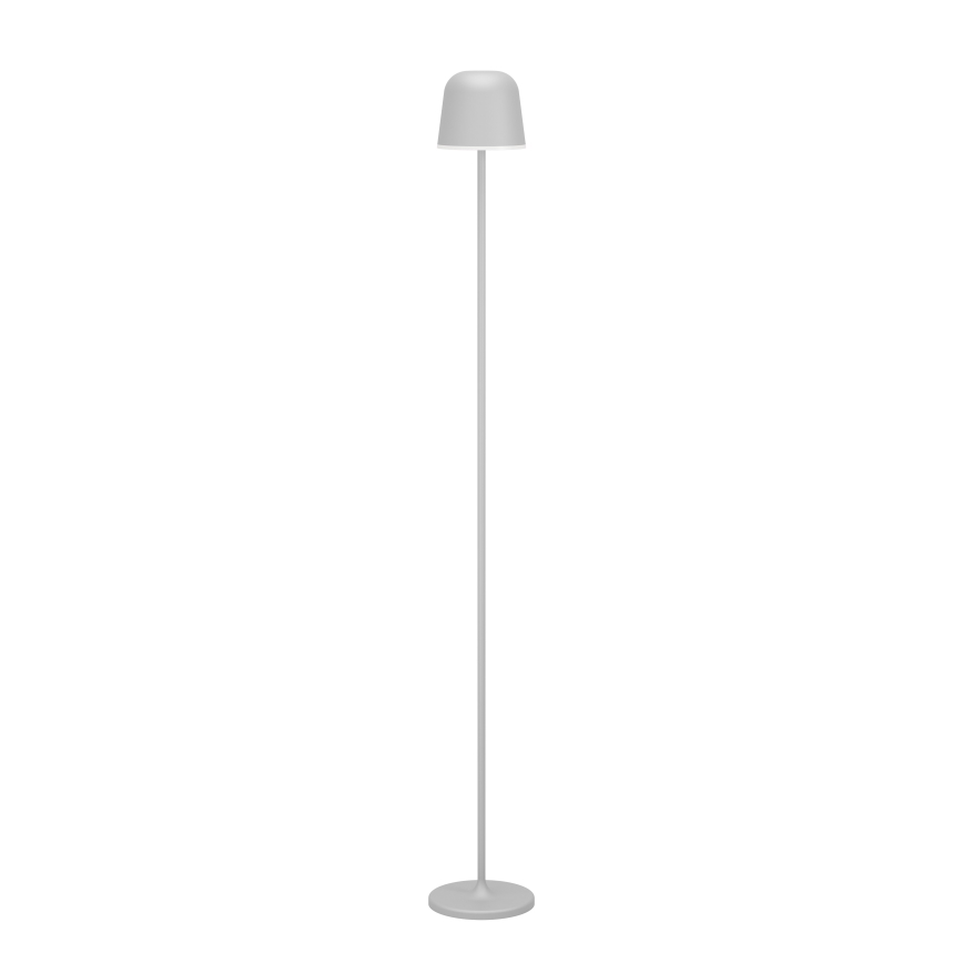 Eglo - LED Ściemnialna zewnętrzna ładowalna lampa podłogowa LED/4,3W/5V 2400/3000/4000K IP54 szary