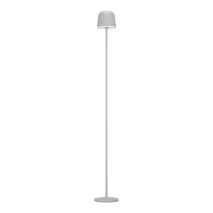 Eglo - LED Ściemnialna zewnętrzna ładowalna lampa podłogowa LED/4,3W/5V 2400/3000/4000K IP54 szary