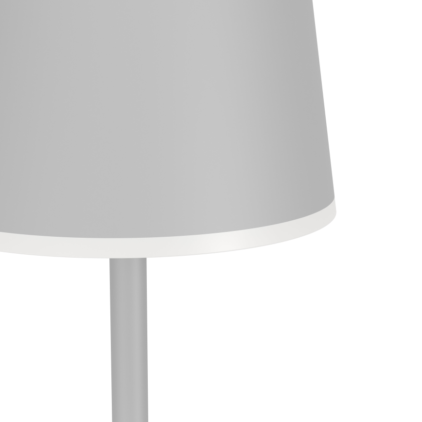 Eglo - LED Ściemnialna zewnętrzna ładowalna lampa podłogowa LED/4,3W/5V 2400/3000/4000K IP54 szary