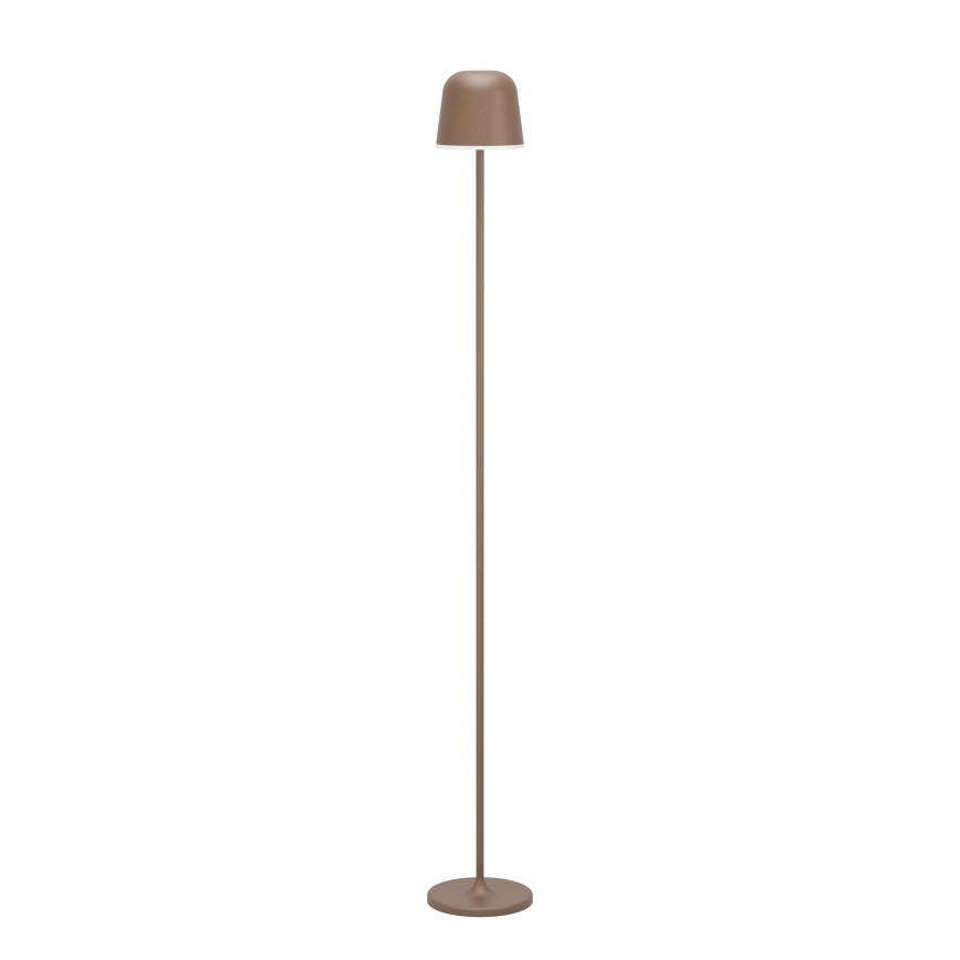 Eglo - LED Ściemnialna zewnętrzna ładowalna lampa podłogowa LED/4,3W/230V 2400/3000/4000K IP54 brązowy