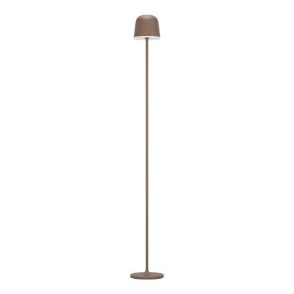 Eglo - LED Ściemnialna zewnętrzna ładowalna lampa podłogowa LED/4,3W/230V 2400/3000/4000K IP54 brązowy