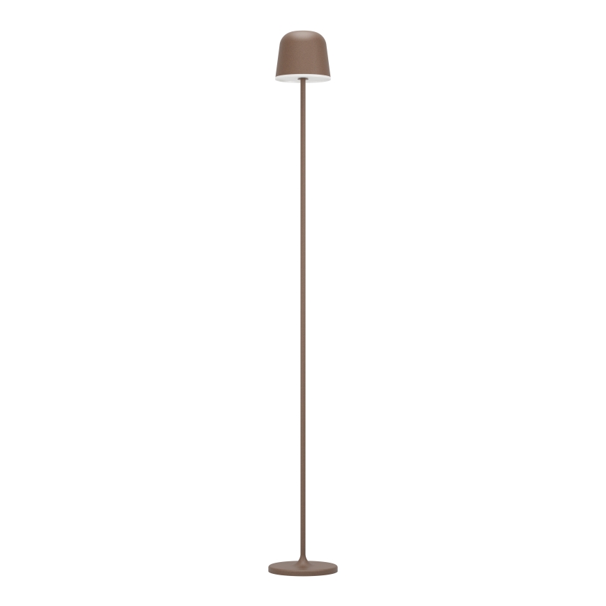 Eglo - LED Ściemnialna zewnętrzna ładowalna lampa podłogowa LED/4,3W/230V 2400/3000/4000K IP54 brązowy