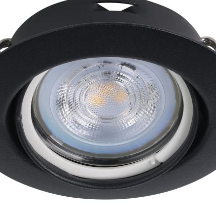 Eglo - ZESTAW 3x LED Oprawa wpuszczana 1xGU10/4W/230V czarna