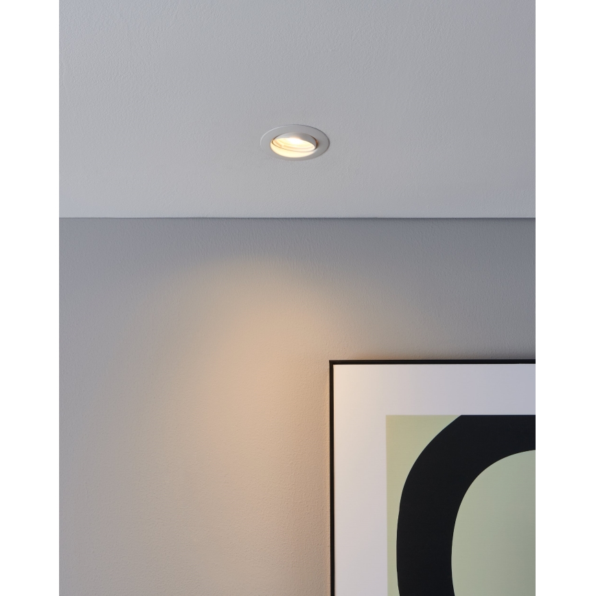 Eglo - ZESTAW 3x LED Oprawa wpuszczana 1xGU10/4W/230V biała