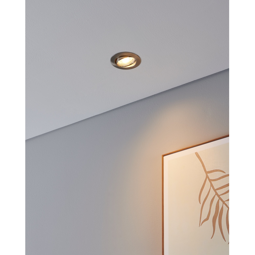Eglo - ZESTAW 3x LED Oprawa wpuszczana 1xGU10/4W/230V matowy chrom