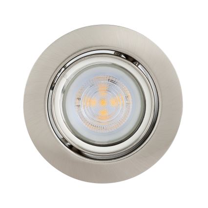 Eglo - ZESTAW 3x LED Oprawa wpuszczana 1xGU10/4W/230V matowy chrom