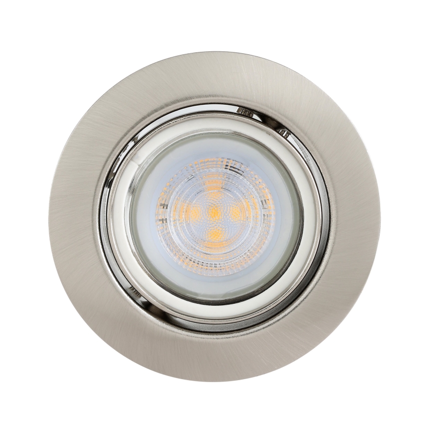 Eglo - ZESTAW 3x LED Oprawa wpuszczana 1xGU10/4W/230V matowy chrom