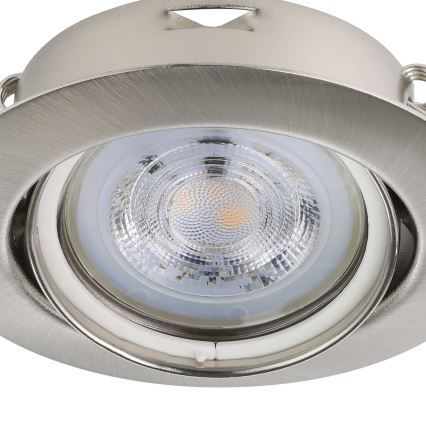 Eglo - ZESTAW 3x LED Oprawa wpuszczana 1xGU10/4W/230V matowy chrom