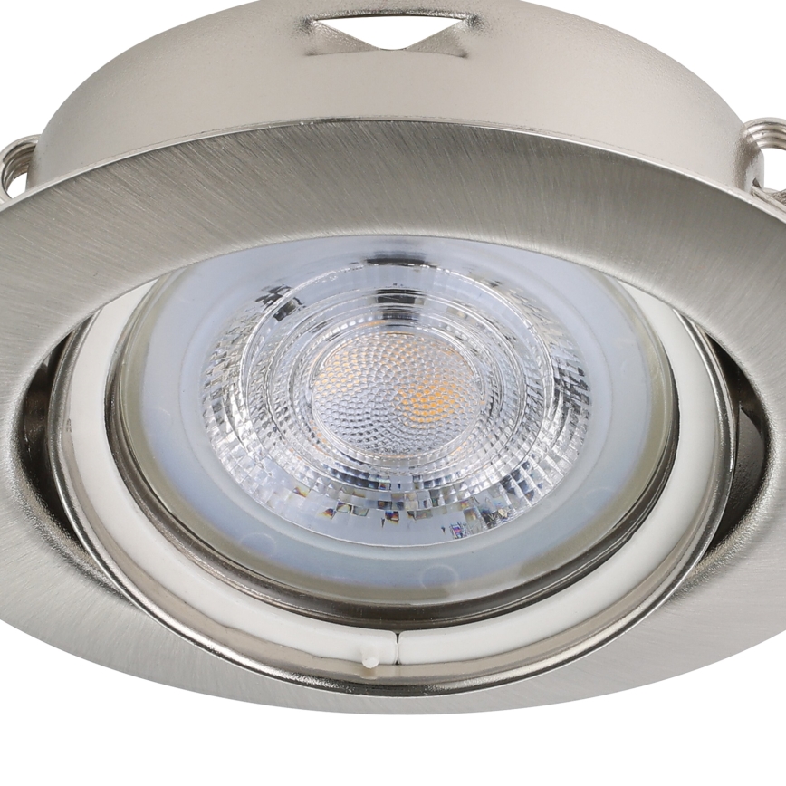 Eglo - ZESTAW 3x LED Oprawa wpuszczana 1xGU10/4W/230V matowy chrom