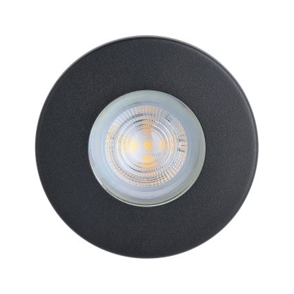 Eglo - ZESTAW 3xLED Oprawa wpuszczana łazienkowa 1xGU10/4W/230V IP44 czarne