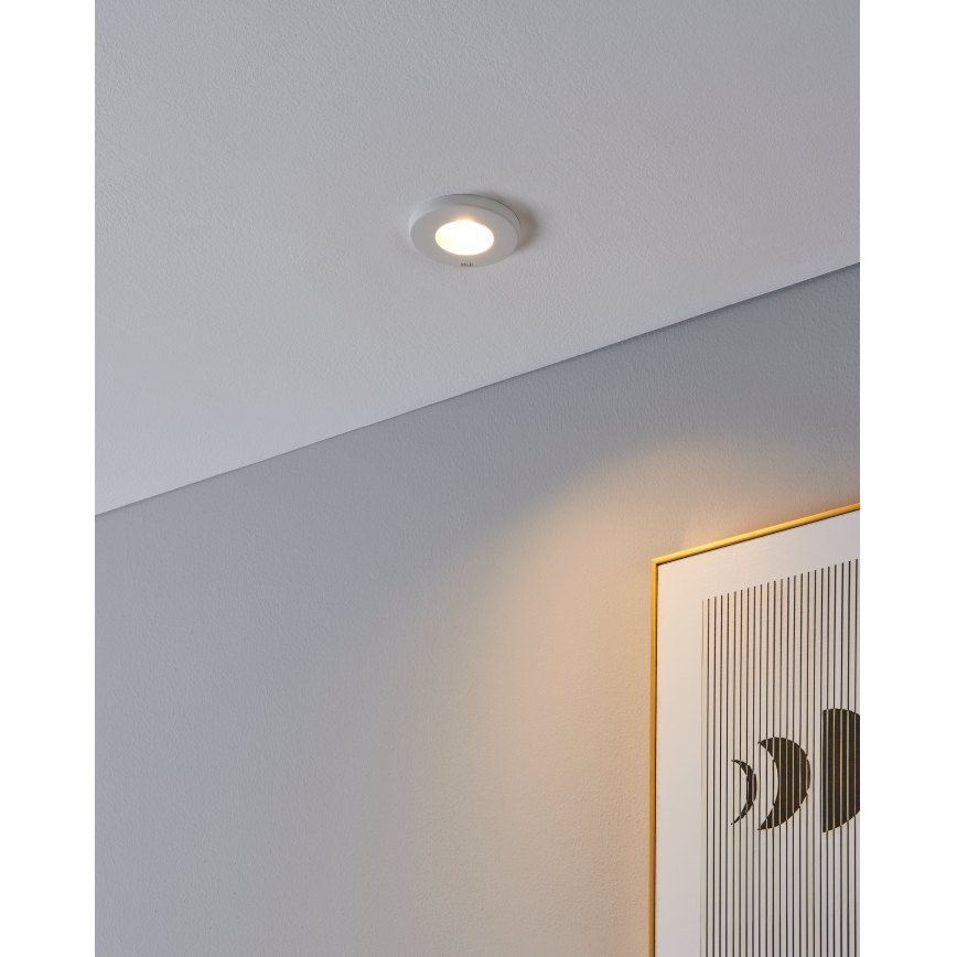 Eglo - ZESTAW 3xLED Oprawa wpuszczana łazienkowa 1xGU10/4W/230V IP44 białe