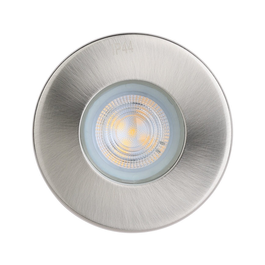 Eglo - ZESTAW 3xLED Oprawa wpuszczana łazienkowa 1xGU10/4W/230V IP44 matowy chrom