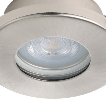 Eglo - ZESTAW 3xLED Oprawa wpuszczana łazienkowa 1xGU10/4W/230V IP44 matowy chrom