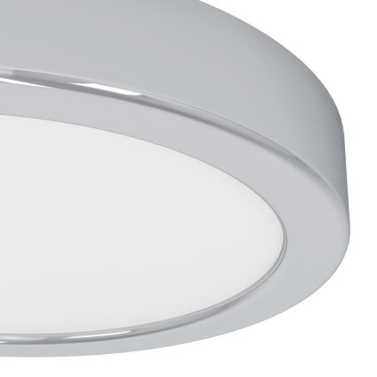 Eglo - Lampa sufitowa LED do łazienki, 7,5 W/230 V, 2700/4000/6500 K, śr. 16,6 cm, IP44, chrom błyszczący