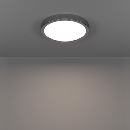 Eglo - LED plafon łazienkowy LED/11,5W/230V 2700/4000/6500K śr. 21,1 cm IP44 chrom błyszczący