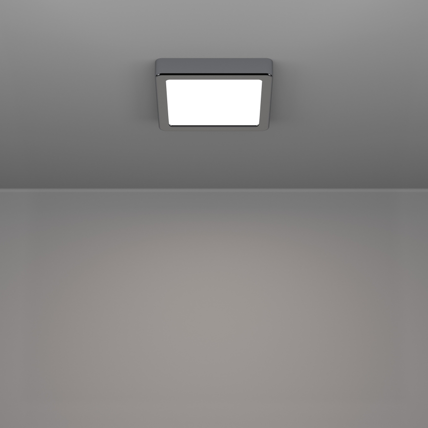 Eglo - LED plafon łazienkowy LED/7W/230V 2700/4000/6500K 15x15 cm IP44 chrom błyszczący