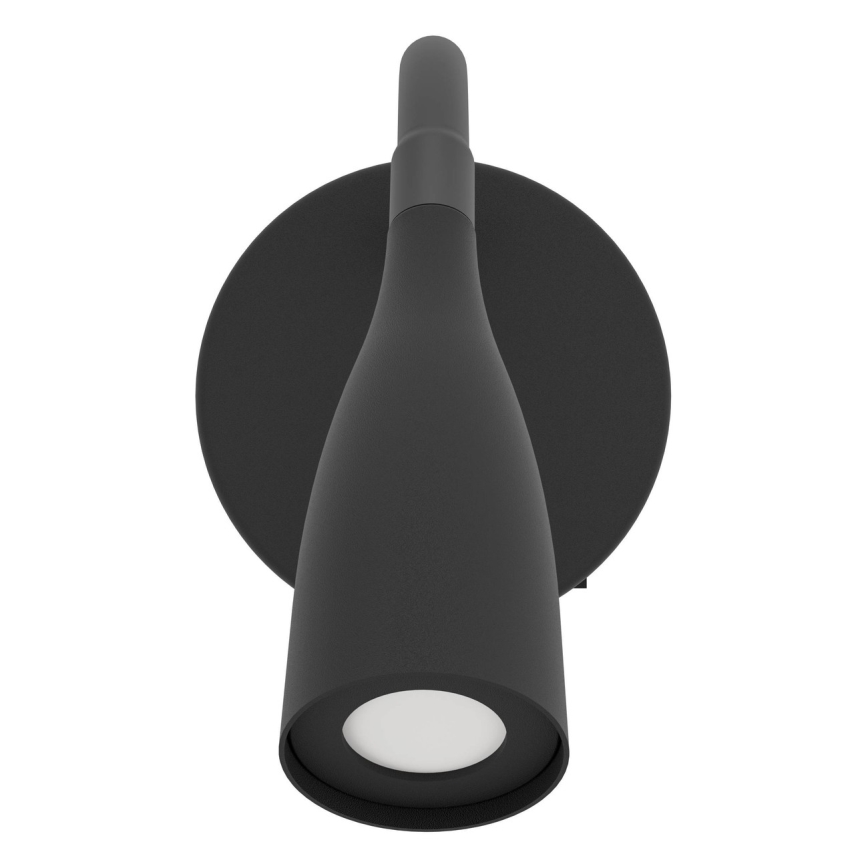 Eglo - Giętki kinkiet LED/3,8W/230V czarny