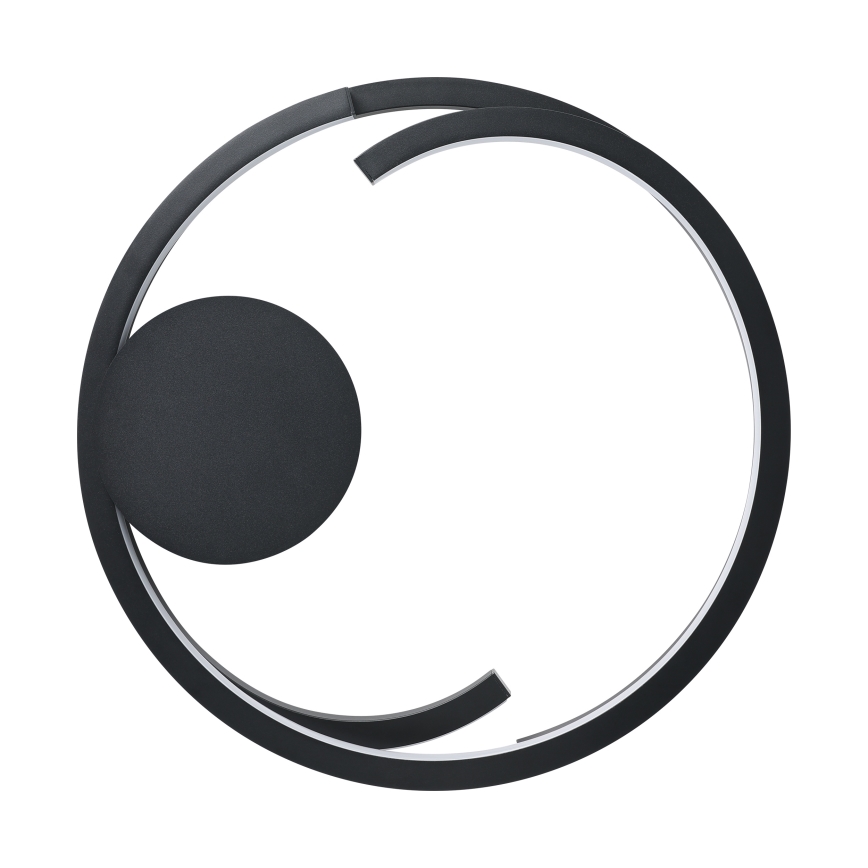 Eglo - ściemnialna lampa sufitowa LED 2xLED/20W/230V 2700-6500K Ø48 cm czarna + pilot zdalnego sterowania