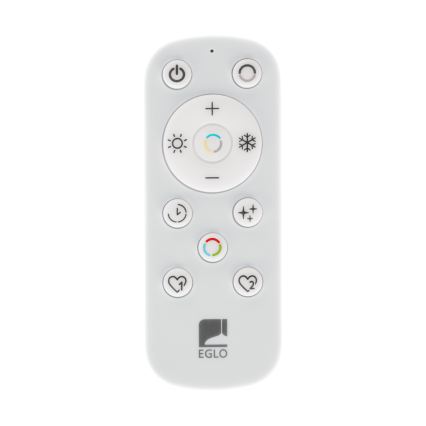 Eglo - Ściemnialny żyrandol LED na linkach 2xLED/20W/230V 2700-6500K Ø 48 cm czarny + pilot zdalnego sterowania