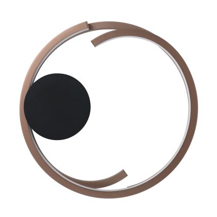 Eglo - LED ściemnialna lampa sufitowa 2xLED/20W/230V 2700-6500K Ø 48 cm brązowa + pilot zdalnego sterowania