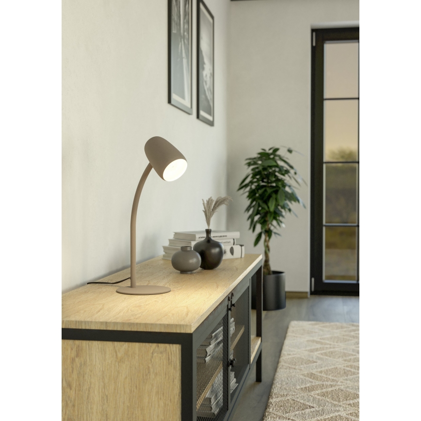 Eglo - Lampa stołowa 1xE14/18W/230V kremowa