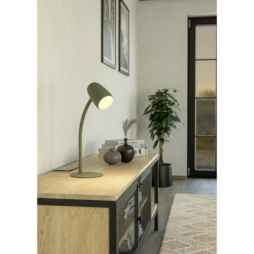 Eglo - Lampa stołowa 1xE14/18W/230V zielona