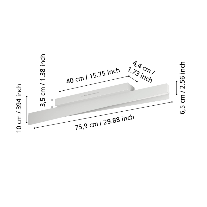 Eglo - LED RGBW ściemnialna oprawa sufitowa LED/13W/230V 2700-6500K szara