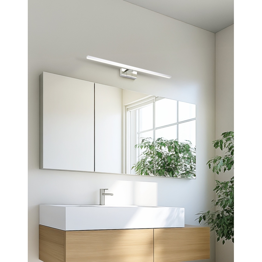 Eglo - Oświetlenie łazienkowe do lustra LED/10W/230V 3000/4000/6500K 60 cm IP44 chrom błyszczący