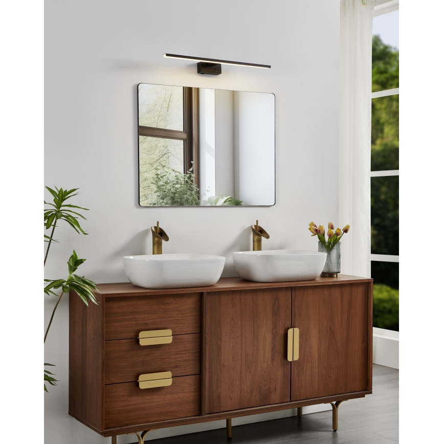 Eglo - Oświetlenie LED do lustra łazienkowego LED/10W/230V 3000/4000/6500K 60 cm IP44 czarne