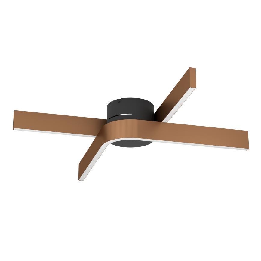 Eglo - LED RGBW Ściemnialna oprawa sufitowa 2xLED/18W/230V miedziana/czarna