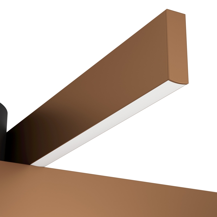 Eglo - LED RGBW Ściemnialna oprawa sufitowa 2xLED/18W/230V miedziana/czarna