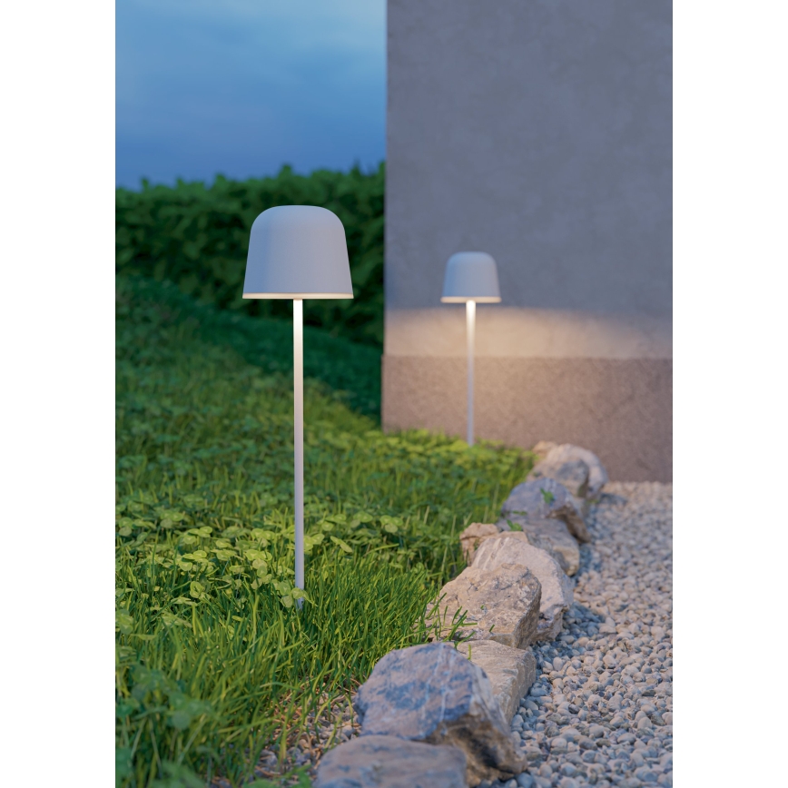Eglo - LED ściemnialna zewnętrzna dotykowa ładowalna lampa stołowa LED/1,8W/5V 2500/3000/4000K 2500 mAh IP54 szara