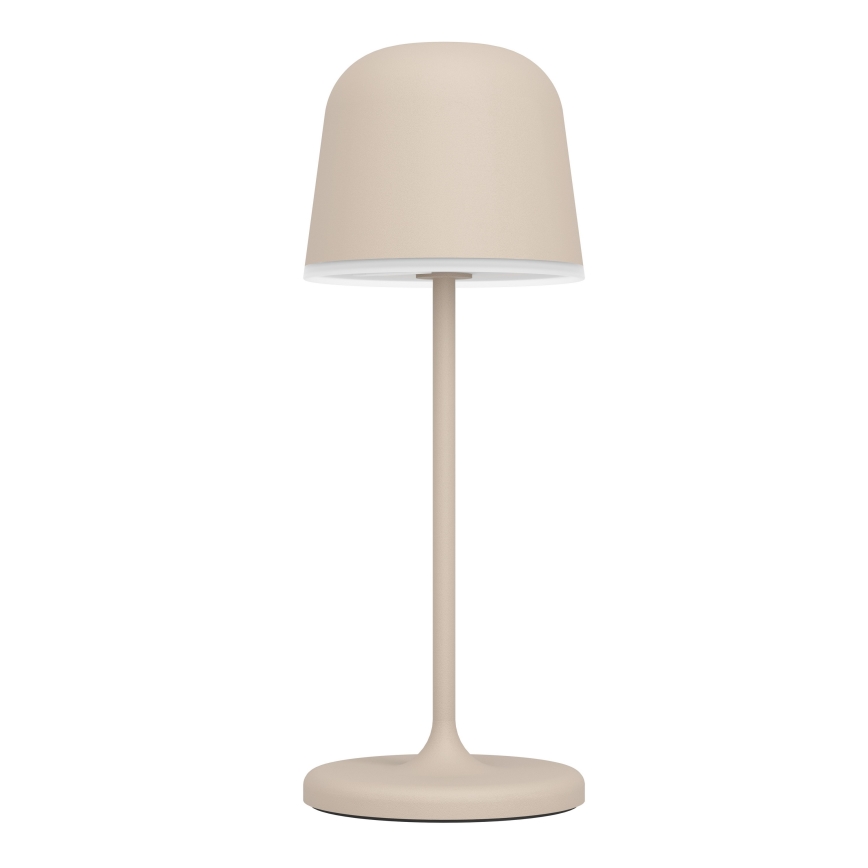 Eglo - Zewnętrzna, dotykowa, ładowalna lampa stołowa LED z regulacją ściemniania 1,8W/5V 2500/3000/4000K 2500 mAh IP54 kremowa