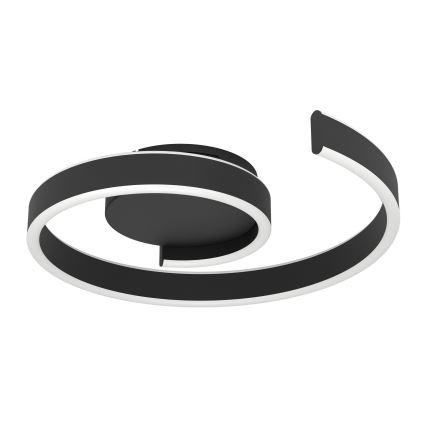 Eglo - LED RGBW ściemnialna oprawa sufitowa LED/37W/230V 3000-6500K czarna