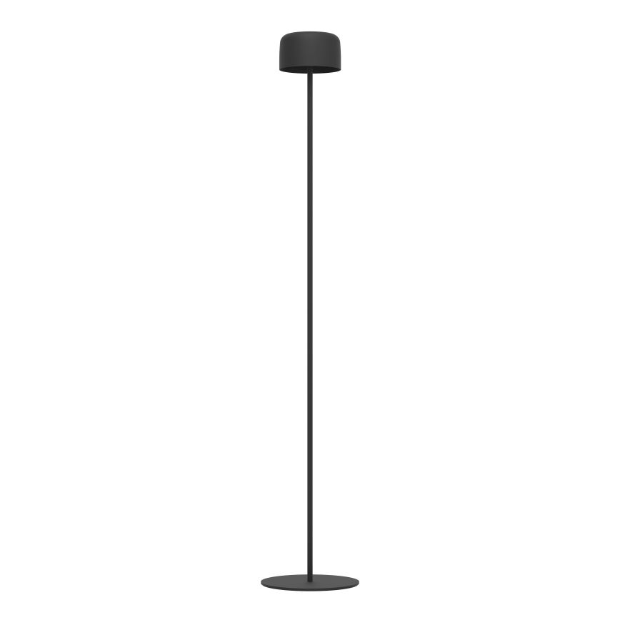 Eglo - Solarna ładowalna dotykowa lampa stojąca LED/2,8W/3,7V 1800 mAh IP44 czarna