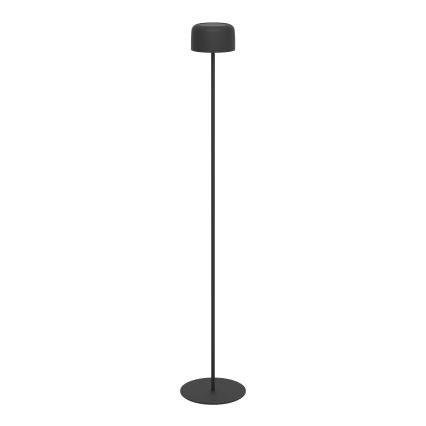 Eglo - Solarna, ładowalna, dotykowa lampa stojąca LED/2,8W/3,7V 1800 mAh IP44 czarna