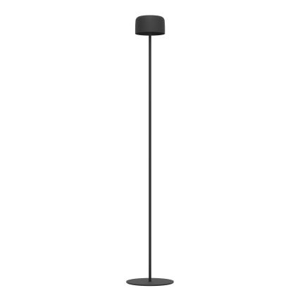 Eglo - Solarna, ładowalna, dotykowa lampa stojąca LED/2,8W/3,7V 1800 mAh IP44 czarna