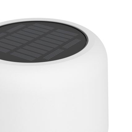 Eglo - LED solarna, ładowalna, dotykowa lampa stojąca LED/2,8W/3,7V 1800 mAh IP44 biała
