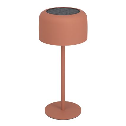 Eglo - Solarna, ładowalna, dotykowa lampka stołowa LED/2,8W/3,7V 1800 mAh IP44, pomarańczowa