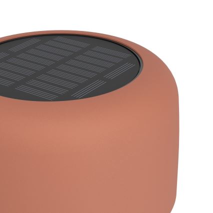 Eglo - Solarna, ładowalna, dotykowa lampka stołowa LED/2,8W/3,7V 1800 mAh IP44, pomarańczowa